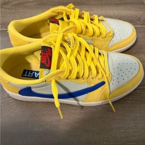 Travis Scott x Wmns Air Jordan 1 Retro Low OG SP 'Canary' – Size US 9.5 W